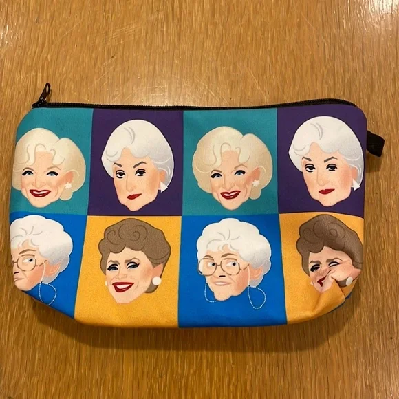 🍰 HOST PICK x2 🍃 Golden Girls Makeup/Cosmetic Bag 💄 - Picture 2 of 4
